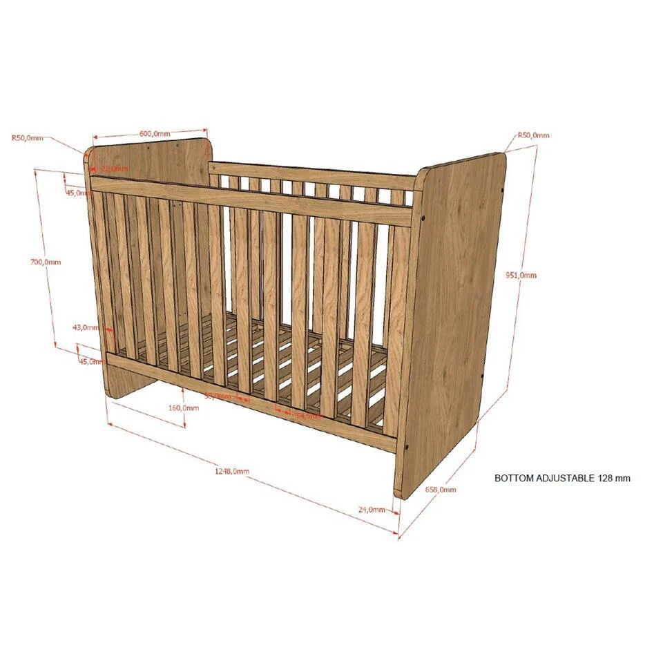 Meegroeibed Sammie - 60x120cm - 90x200cm - Eikdecor 6 Meegroeibed Sammie - 60x120cm - 90x200cm - Eikdecor - Afbeelding 6