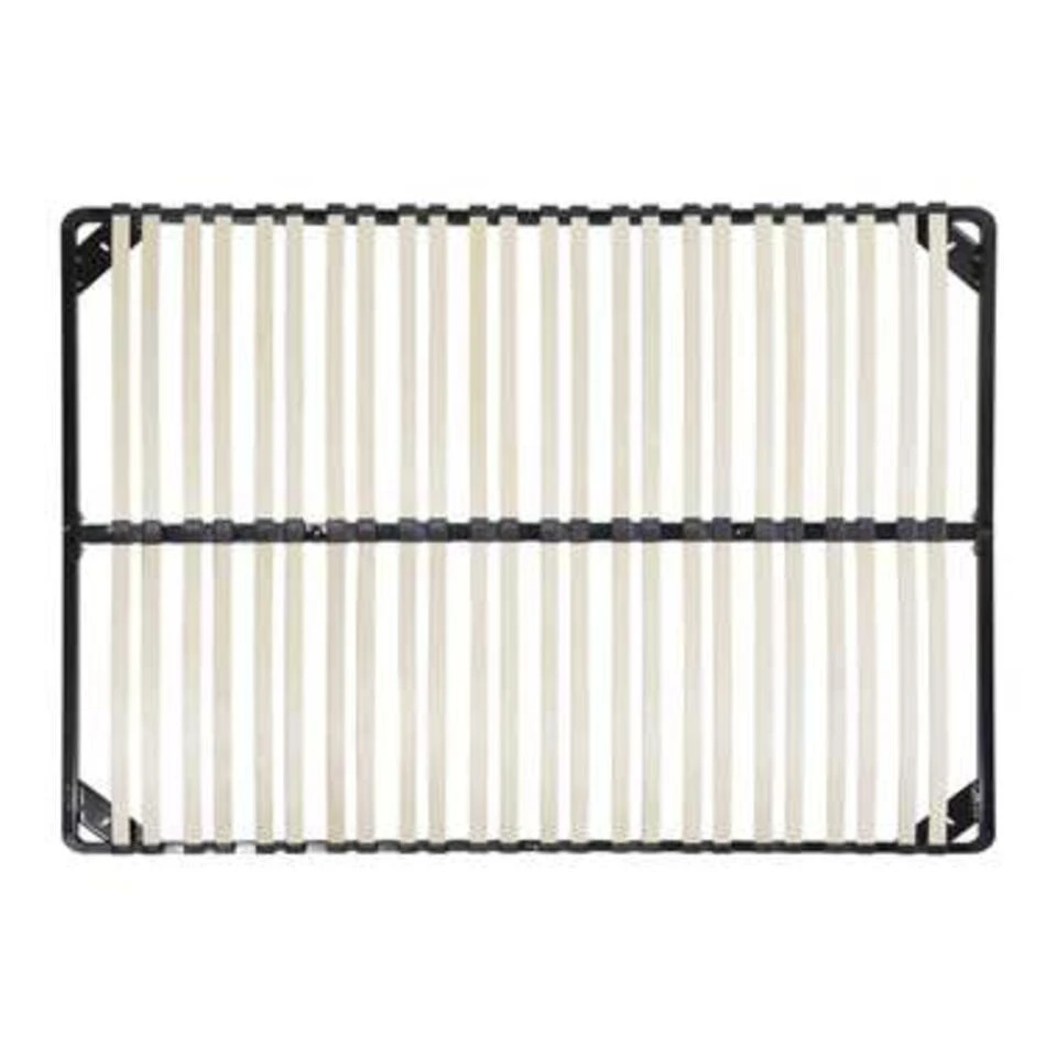 BASIC - Lattenbodem - Zwart - 140 X 200 Cm - Staal 2 BASIC - Lattenbodem - Zwart - 140 X 200 Cm - Staal - Afbeelding 2