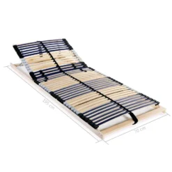 VidaXL - Bedbodem - Bruin - Hout - 70 X 200 Cm -VIDAXL Winkel fdd9f443abce436c8546126555a94cd7