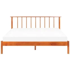 BARRET II - Tweepersoonsbed - Lichtbruin - 160 X 200 Cm - Dennenhout -VIDAXL Winkel fdfe0f9661094fdbb61f274812a6c94e