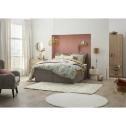 Boxcombinatie Met Opbergruimte Orebro 6-delig - Taupe - 160x200 Cm -VIDAXL Winkel sf 12852455 9050